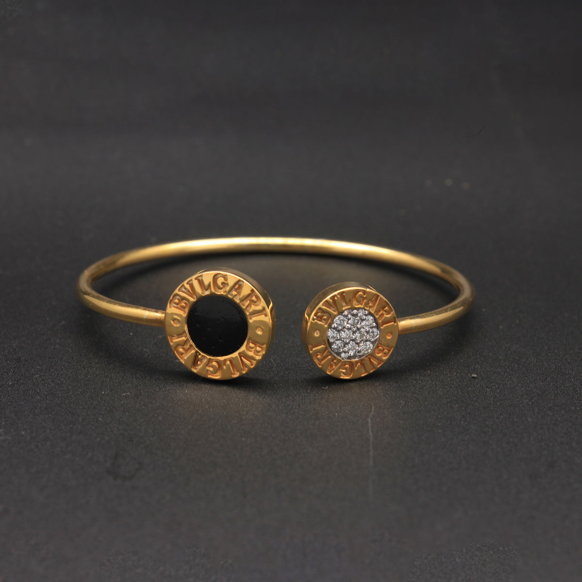 Dual Disc Iconic Bangle