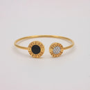 Dual Disc Iconic Bangle