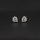 Classic Pear Solitaire Studs