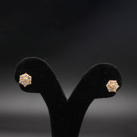 Diamond Blossom Cluster Studs