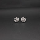 Diamond Lace Blossom Studs