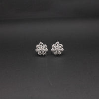 Diamond Lace Blossom Studs