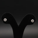 Classic Round Solitaire Diamond Studs