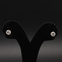 Classic Round Solitaire Diamond Studs