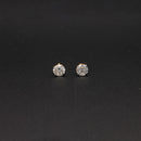 Classic Round Solitaire Diamond Studs