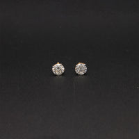 Classic Round Solitaire Diamond Studs