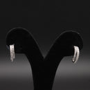Double-Row Diamond Pavé Hoops