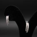 Double-Row Diamond Pavé Hoops