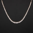Five-Stone Multi-Shape Diamond Curved Bar Connector