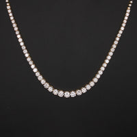 Five-Stone Multi-Shape Diamond Curved Bar Connector