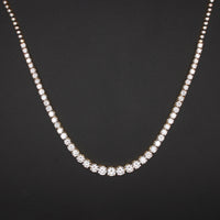Five-Stone Multi-Shape Diamond Curved Bar Connector