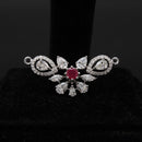 Ruby Floral Diamond Connector