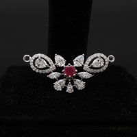 Ruby Floral Diamond Connector