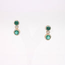 Emerald Diamond Necklace Set