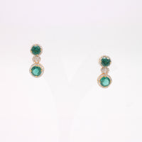 Emerald Diamond Necklace Set