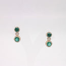 Emerald Diamond Necklace Set