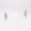 Diamond Multi-Strand Crawler Earrings