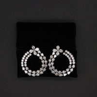 Pear-Cut Diamond Double Halo Drop Earrings
