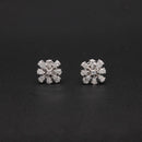 Radiant Pear-Cut Diamond Blossom Studs