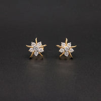 Diamond Sunburst Celestial Studs