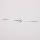 diamond clover chared braceket