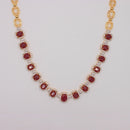 Ruby Diamond Necklace Set