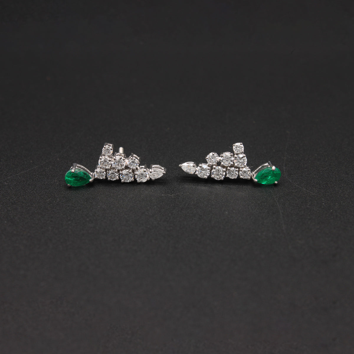 Diamond Blossom & Twin Emerald Drops